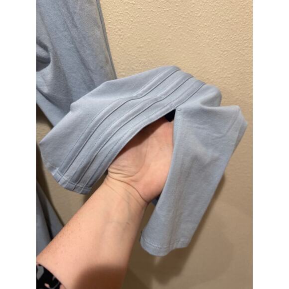 Girls Adidas Melange Blue Flare Pants New size 14 large - Picture 3 of 5